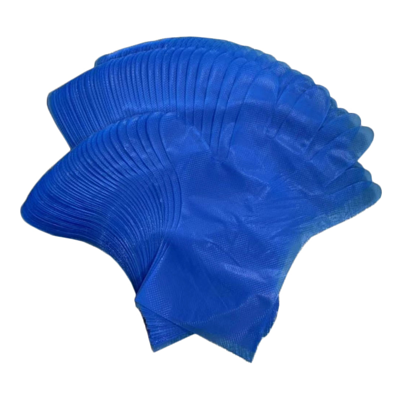 Chemische bestendigheid Blauwe TPE-handschoenen (ruitpatroon) Chemische bestendigheid Blauwe TPE-handschoenen (ruitpatroon)