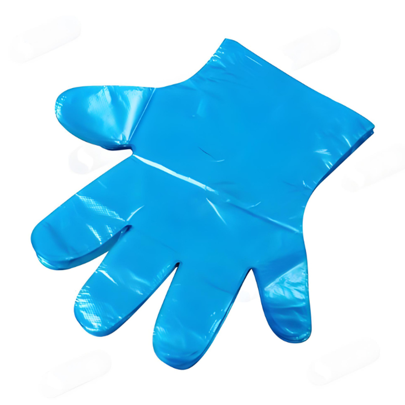 Antibacterieel, zuur- en alkalibestendig Blauwe HDPE-handschoenen