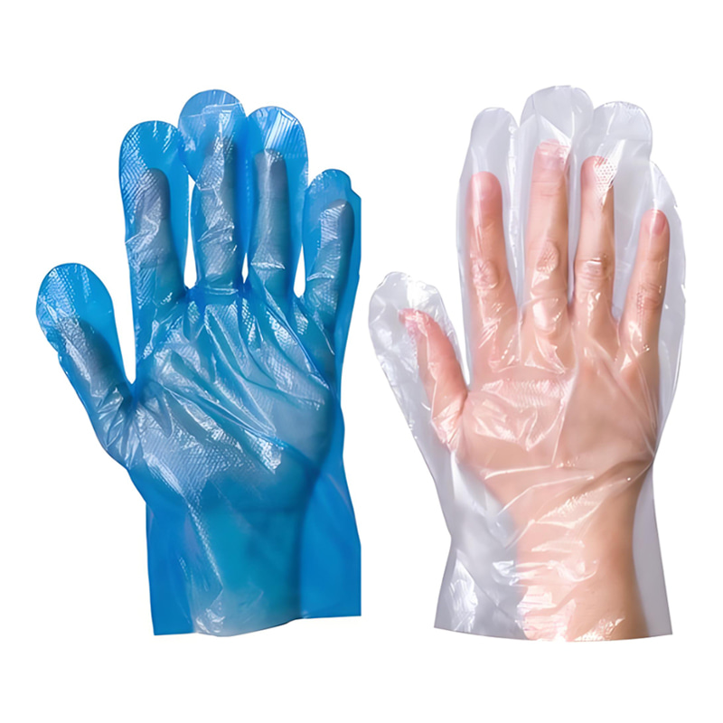 Waterdichte en oliebestendige gebroken witte HDPE-handschoenen