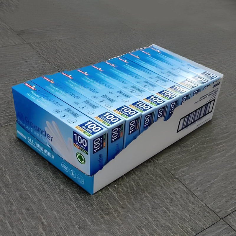 ‌‌‌Milieuvriendelijke en zachte gebroken witte TPE-handschoenen (matte textuur)